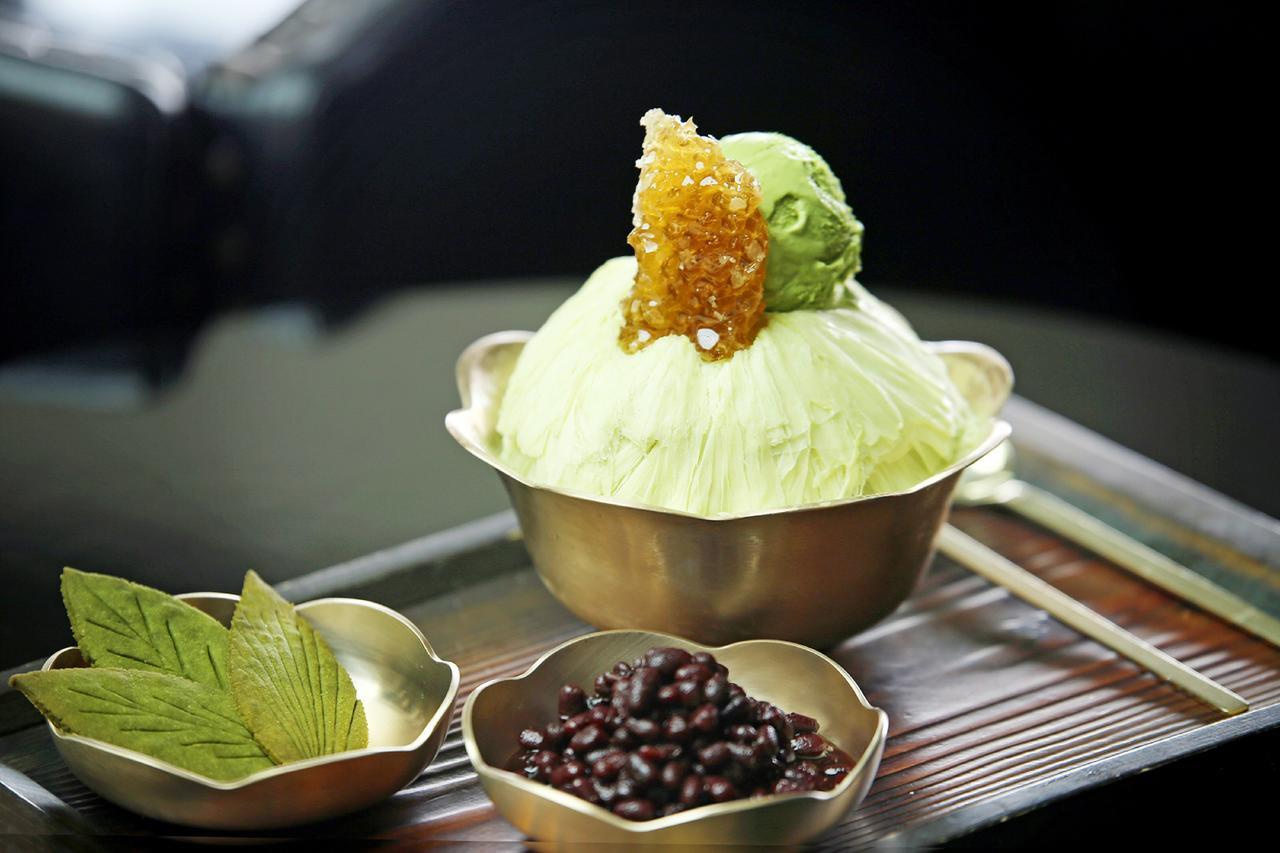 Kensington Jeju Hotel Luaran gambar Bingsu with green tea ice cream